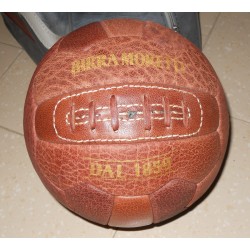 PALLONE DA CALCIO IN CUOIO PUBBLICITARIO BIRRA MORETTI