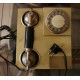 TELEFONO VINTAGE IN OTTONE, TELEFONA MADE IN ITALY, ANNI 50