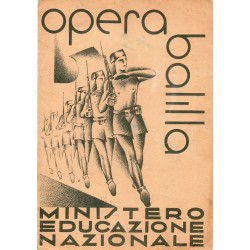 PAGELLA SCOLASTICA REGIME FASCISTA OPERA NAZIONALE BALILLA ONB ANNO XV 1937