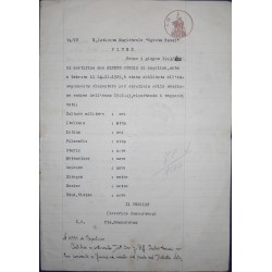 CERTIFICATO DI ABILITAZIONE ALL'INSEGNAMENTO, ISTITUTO MAGISTRALE, FIUME 1943